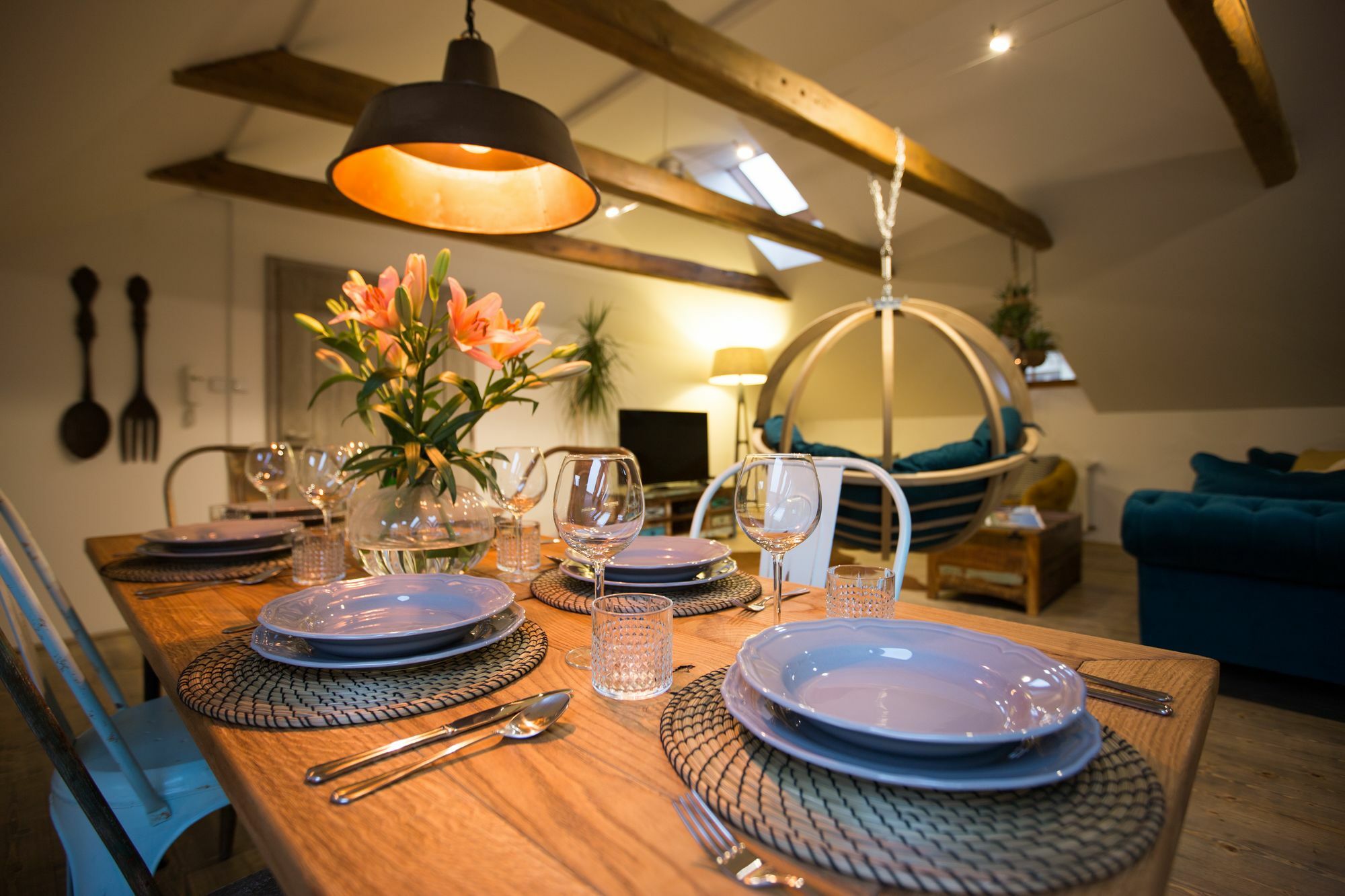Apartmán Gigantic Boho Chic 3 Bedroom 3 Bathroom Loft With Hanging Chair